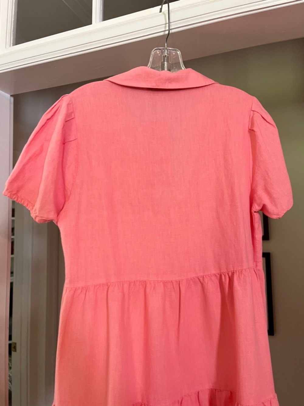 Zara Midi Linen Tiered Dress - Picture 7 of 9